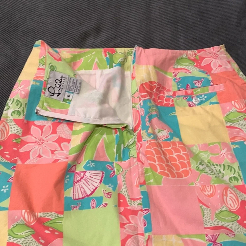 Lilly Pulitzer vintage skirt, rare pattern, SZ 6 - Picture 5 of 6